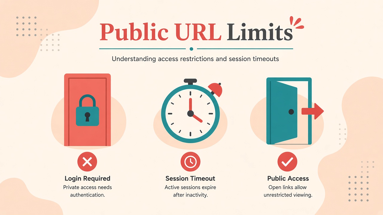 Illustration comparing a locked login page that fails with a public URL that succeeds for image download